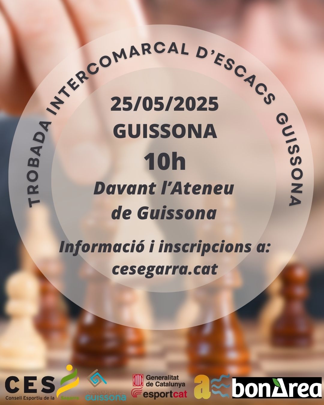 CARTELL ESCACS GUISSONA